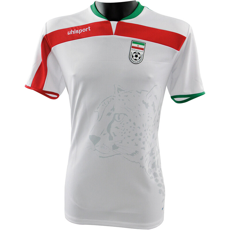 Uhlsport: Herren Fußball Home-Trikot Iran WM 2014, weiss, verfügbar in Größe XXS,XXXS