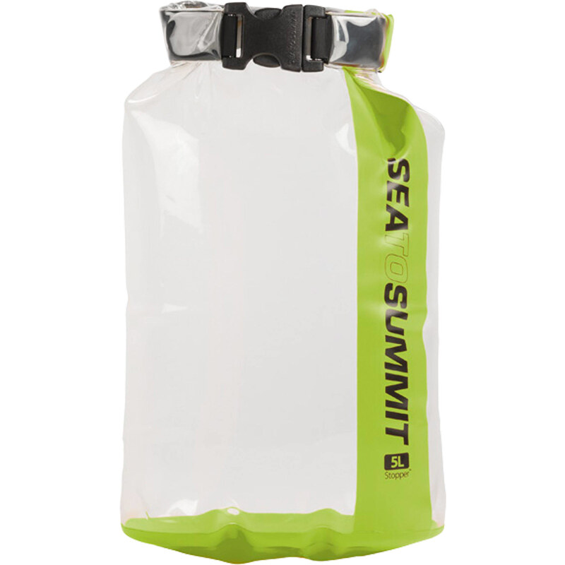 Sea to Summit: Packsack Stopper Clear Dry Bag, grün, verfügbar in Größe 13,65