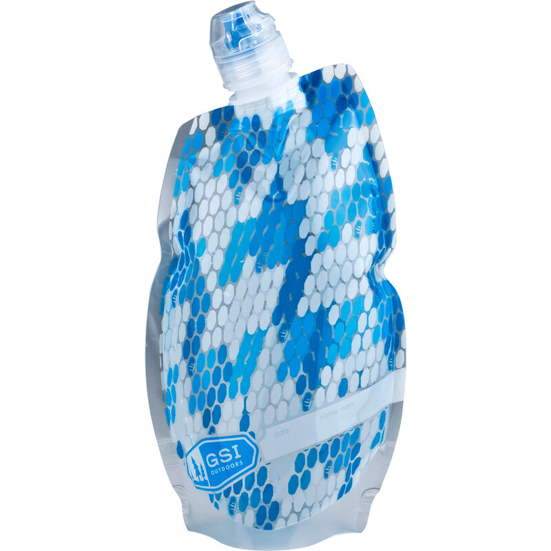GSI Outdoors: Faltflasche / Trinkflasche H2O Lite - 0,5 Liter, blau
