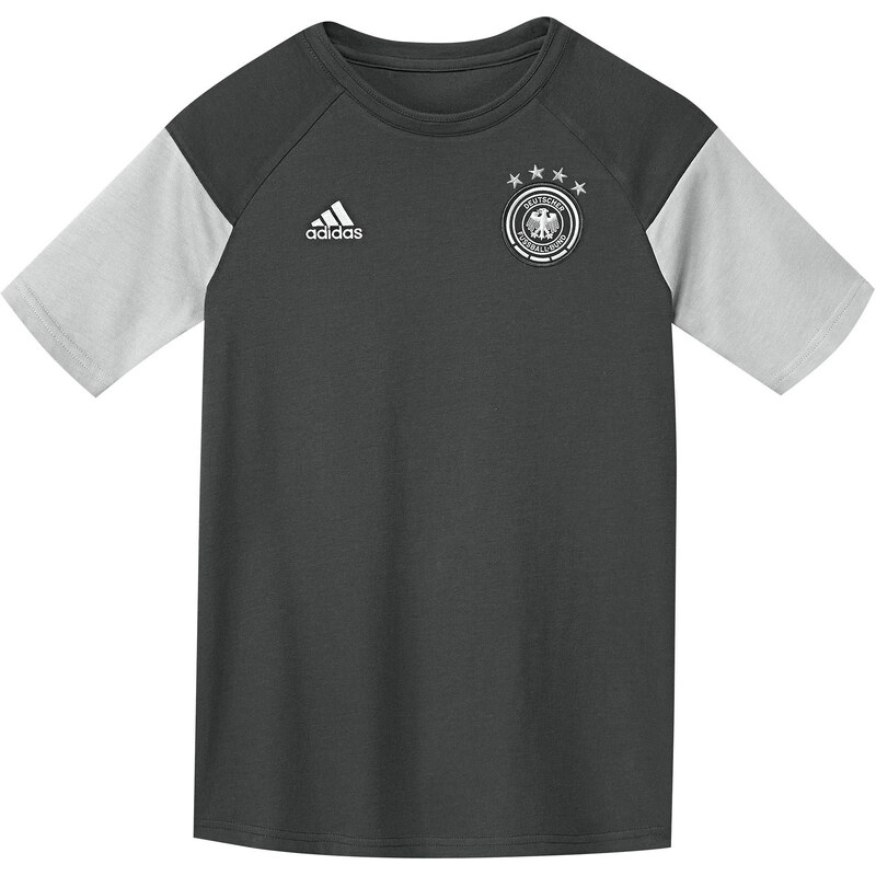 adidas Performance: Kinder Trainings Shirt DFB Tee Youth, dunkelgrau, verfügbar in Größe 176