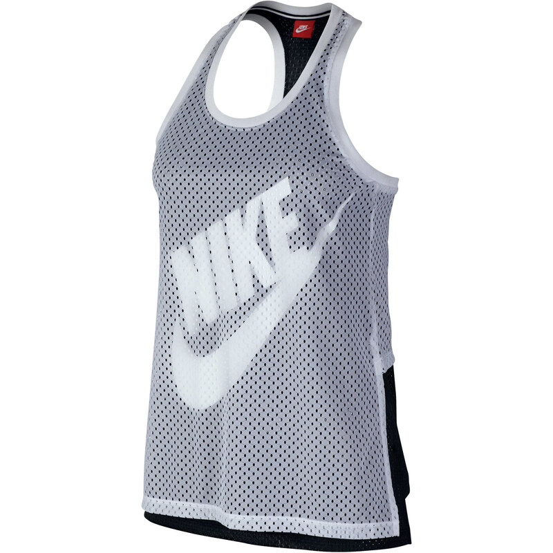 Nike Damen Trainingsshirt / Tank Top Mesh, weiss, verfügbar in Größe XL