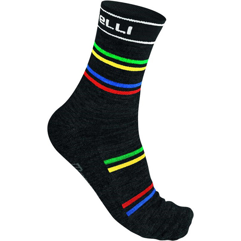 Castelli: Herren Sportsocken Gregge 12 Sock, ringel 1, verfügbar in Größe 44-47