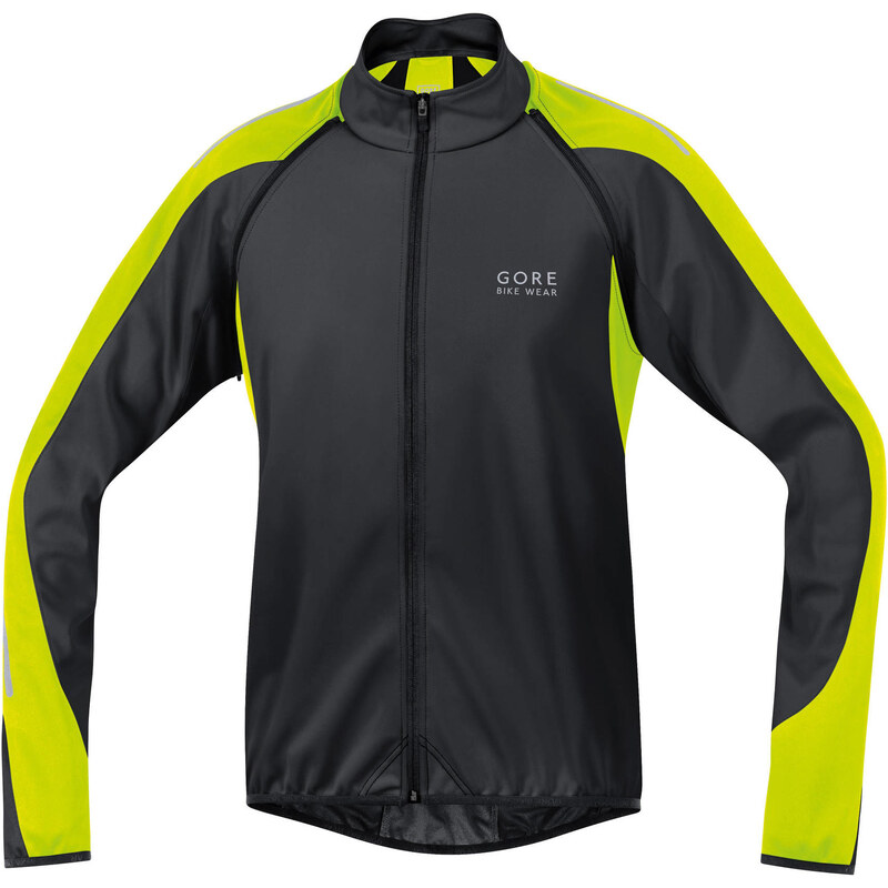 Gore Bike Wear: Herren Radjacke / Windstopper Phantom 2.0 SO Jacket, schwarz/gelb, verfügbar in Größe XL,S,L,M