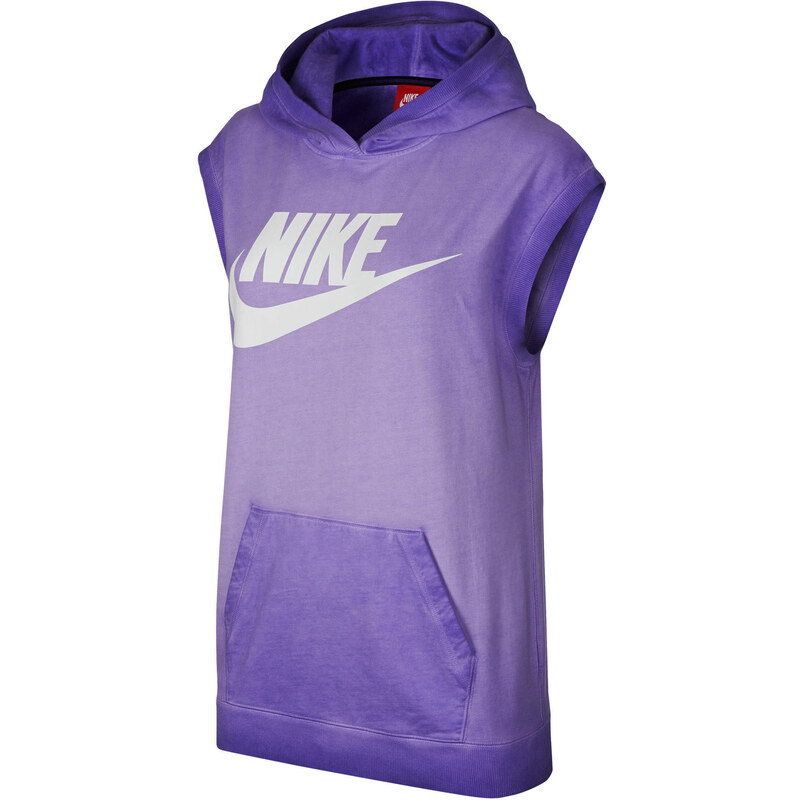 Nike Damen ärmelloser Pullover mit Kapuze / Hoodie, lila, verfügbar in Größe XL