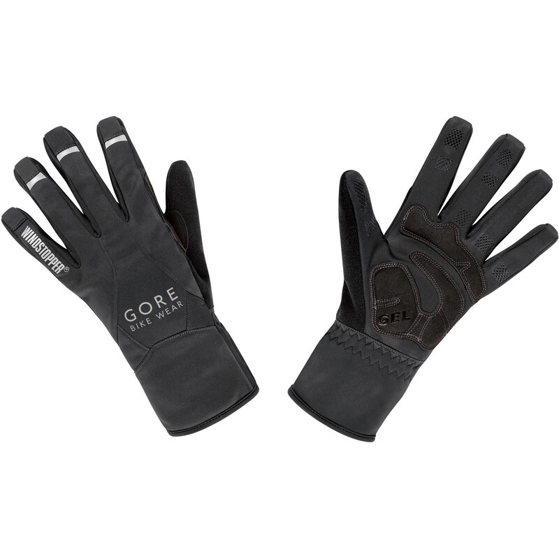 Gore Bike Wear: Herren Radhandschuhe Universal Windstopper Handschuhe, schwarz, verfügbar in Größe 6