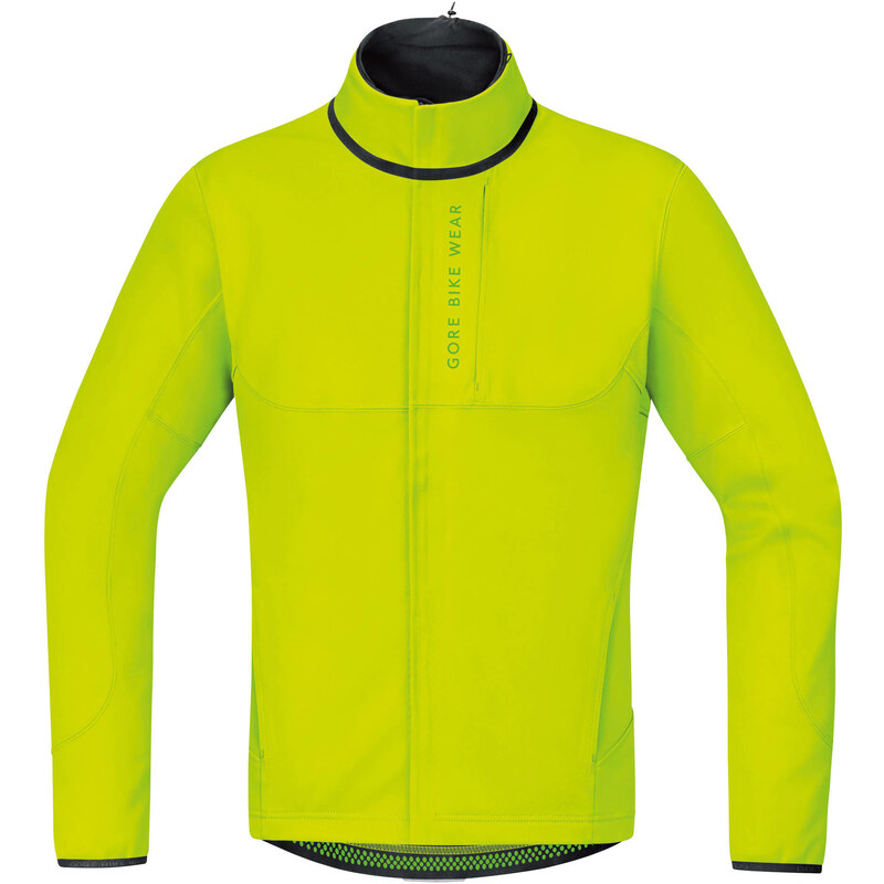Gore Bike Wear: Herren Powerstretchjacke Power Trail WS SO Thermo Jacke, gelb, verfügbar in Größe M,S