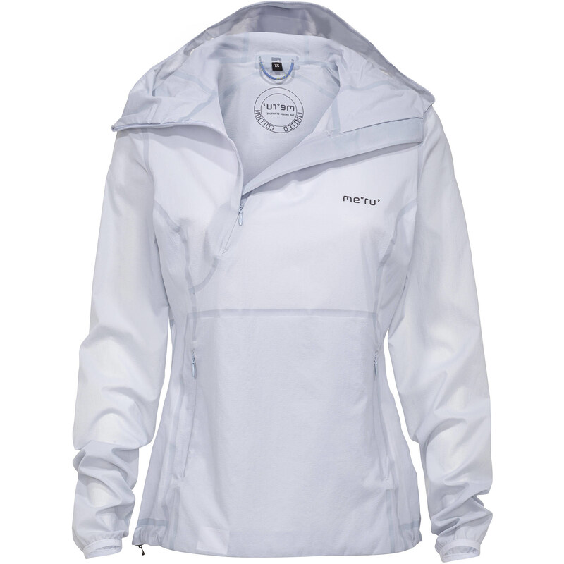 meru: Damen Windjacke / Windbreaker Bunbury Jacket, silber, verfügbar in Größe L,M