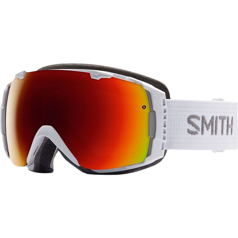 Smith: Ski- und Snowboardbrille I/O white/Red Sol-X Mirror, weiss