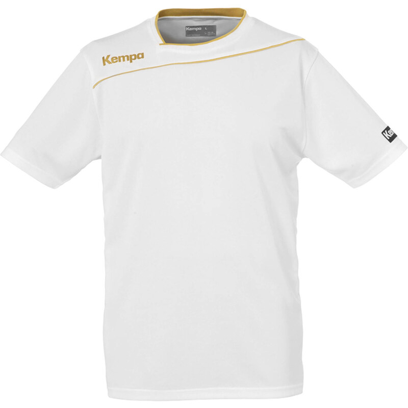 Kempa: Herren Handballshirt Gold Trikot, weiss, verfügbar in Größe XL