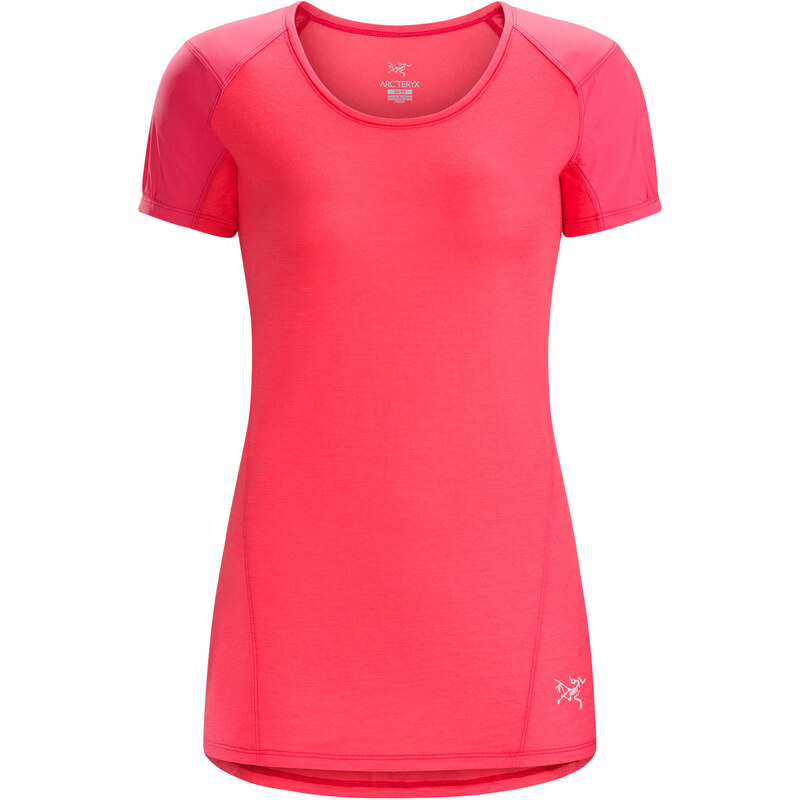 Arcteryx: Damen Outdoor-Shirt / Funktionsshirt / Klettershirt Lana Comp S/S, pink, verfügbar in Größe L