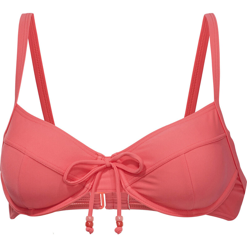 Hot Stuff: Damen Bikini Oberteil Bügel Top B/C-Cup, koralle, verfügbar in Größe 38C,38B,36C,36B,36D