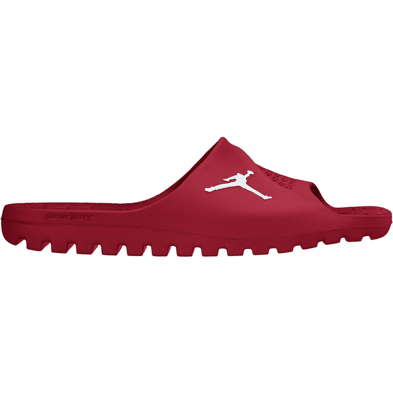 Nike Air Jordan: Herren Badeschuhe Super Fly Team Slide, rot, verfügbar in Größe 45,46EU,42.5