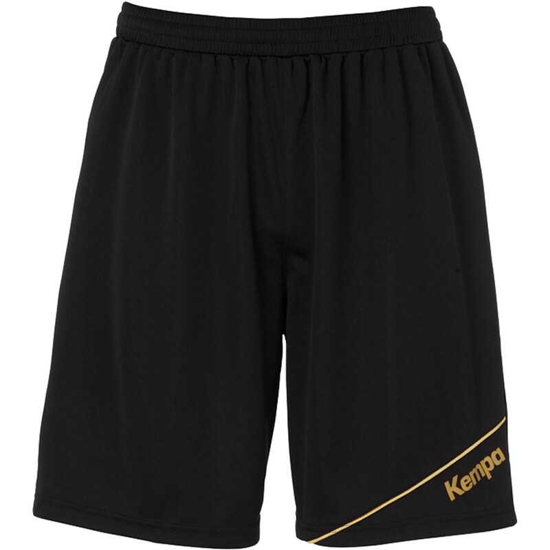 Kempa: Herren Handballshort Gold Short, schwarz, verfügbar in Größe S