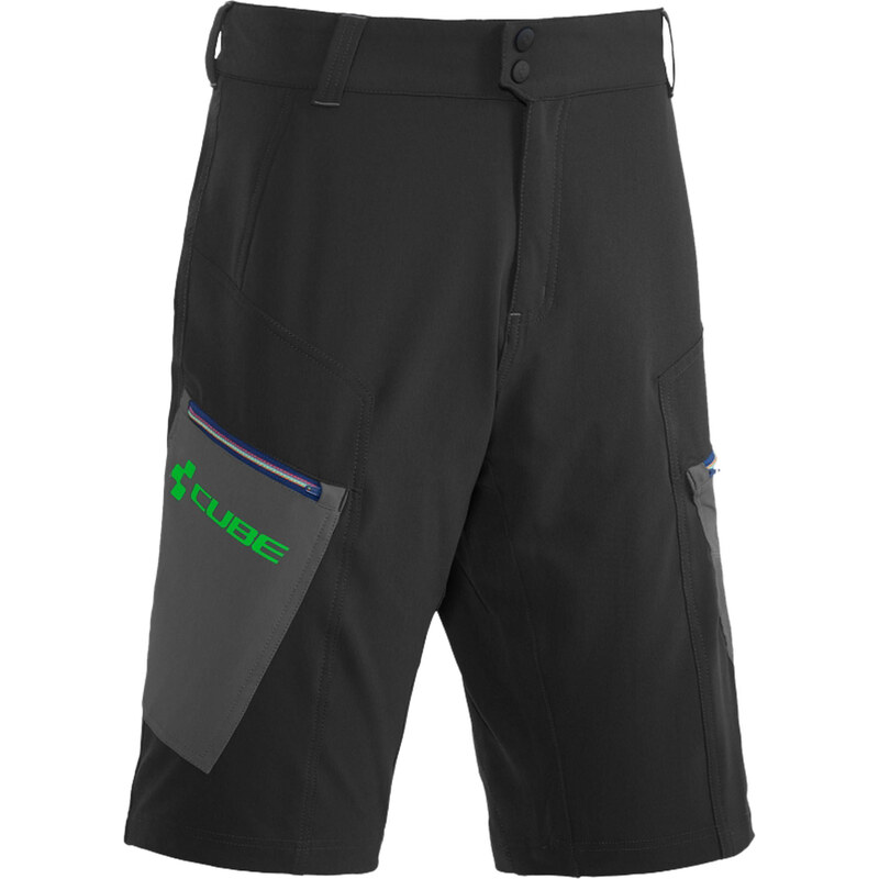 Cube: Herren Radshorts Tour Shorts, schwarz, verfügbar in Größe S