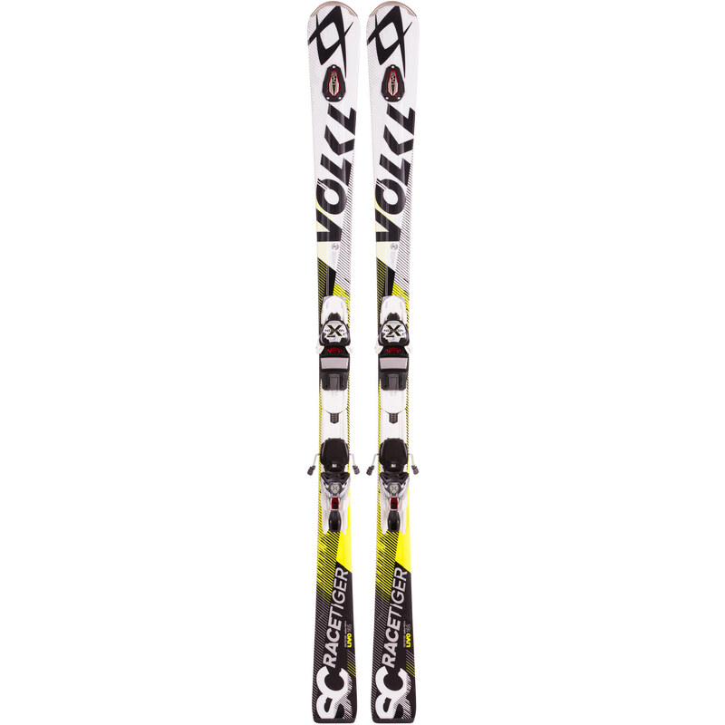 Völkl: Herren Skier Racetiger UVO SC inkl. Bindung X-Motion 11, weiss / schwarz, verfügbar in Größe 175