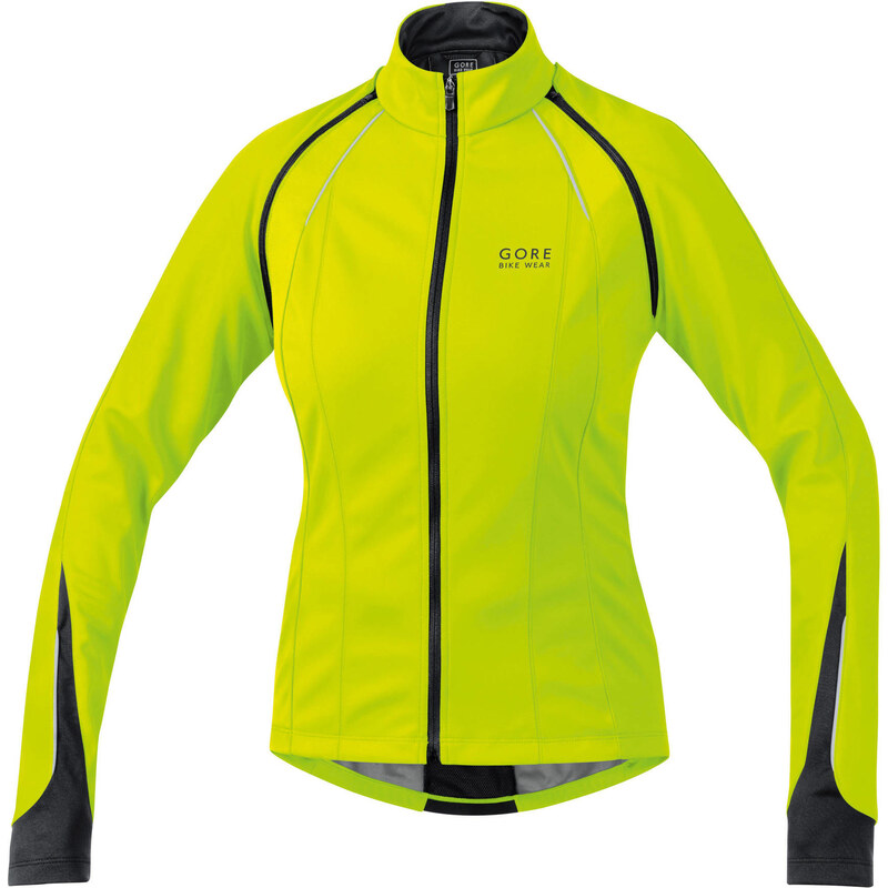 Gore Bike Wear: Damen Radjacke / Windstopper Phantom 2.0 SO Jacket, gelb/schwarz, verfügbar in Größe 38,40