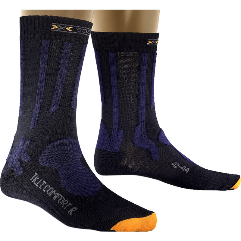 X-Socks: Wandersocken Trekking Light & Comfort Mid, nachtblau, verfügbar in Größe 39/41,42/44,45/47,35/38