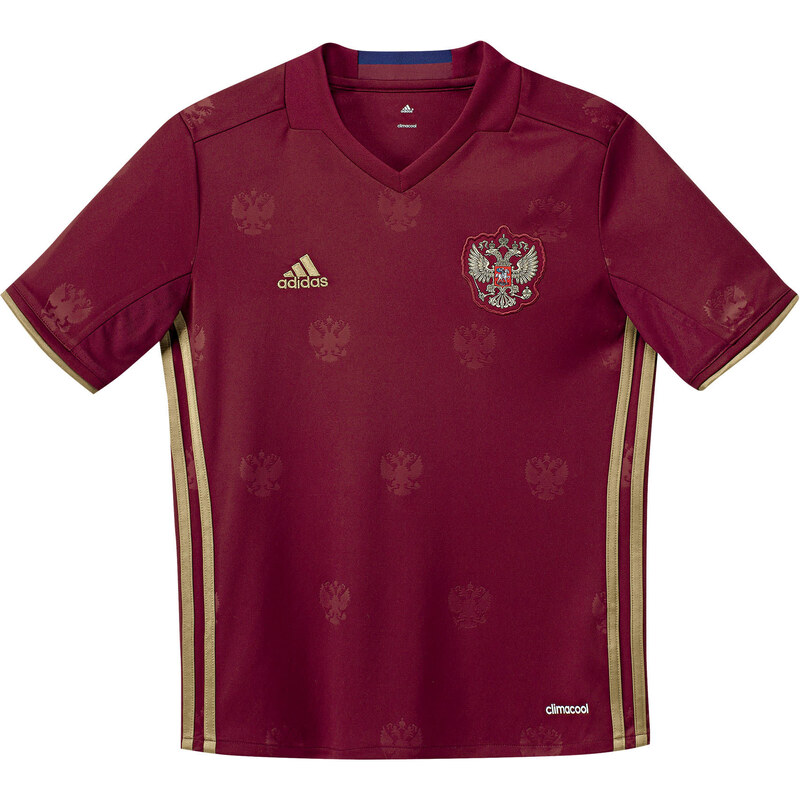 adidas Performance: Kinder Fußballtrikot Home Trikot Russland EM 2016, rot, verfügbar in Größe 140,152,128,164,176