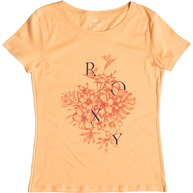 Roxy: Damen T-Shirt Basic Crew Bunch, orange, verfügbar in Größe S