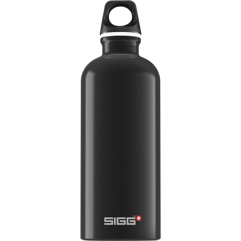 SIGG: Trinkflasche aus Aluminium traveller bottle, schwarz, verfügbar in Größe M