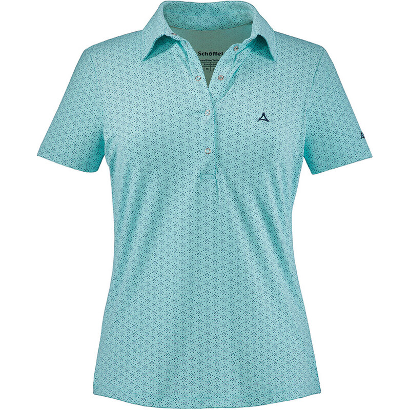 Schöffel: Damen Wandershirt / Polo-Shirt Theodora, aqua, verfügbar in Größe 42