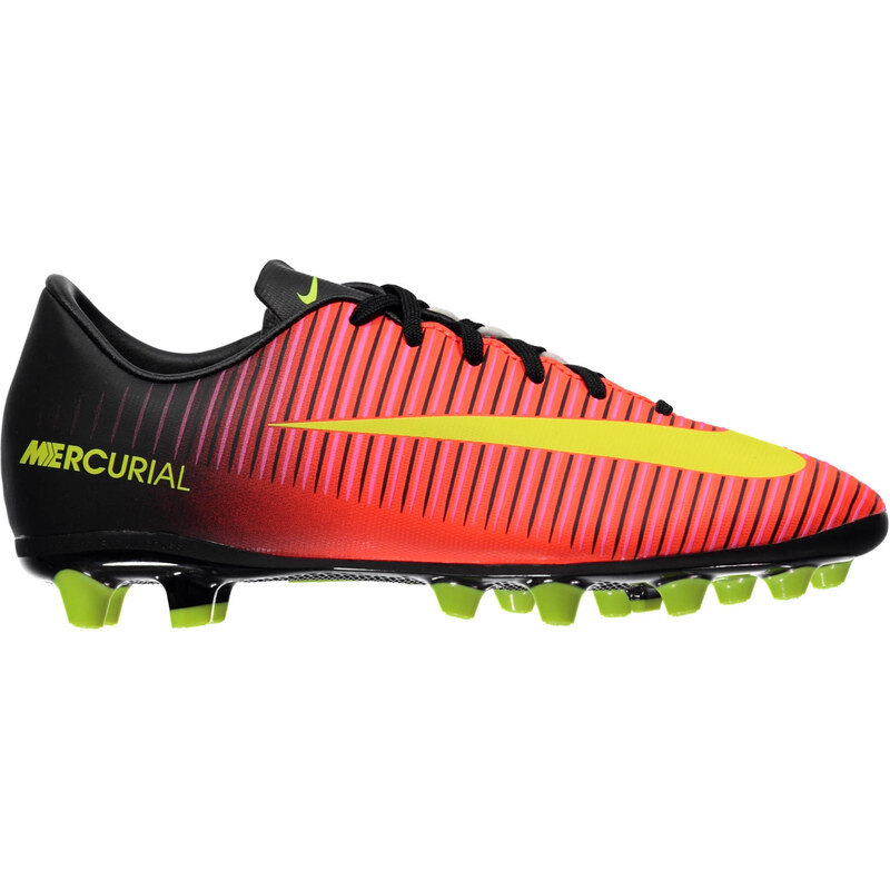 Nike Kinder Fußballschuhe Kunstrasen Jr. Mercurial Vapor XI AG, rot/gelb, verfügbar in Größe 32EU