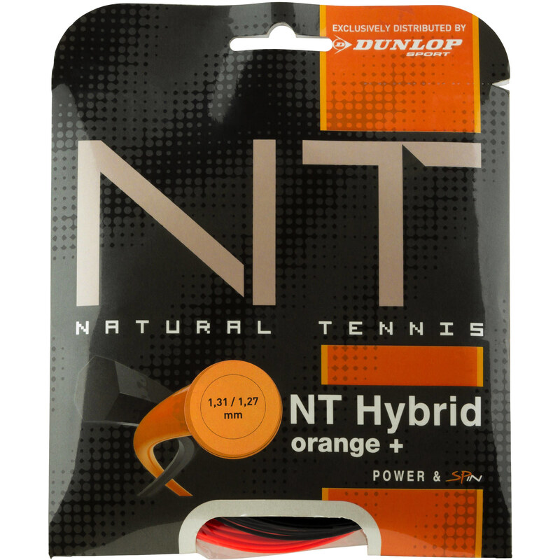 Dunlop: Tennissaiten Revolution NT Hybrid 1,31/1,27 mm, orange