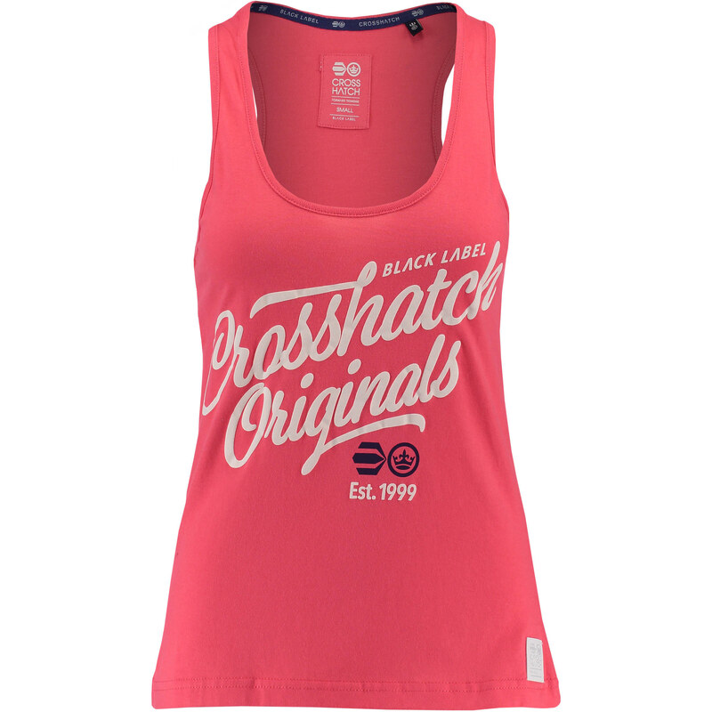 Crosshatch: Damen Freizeitshirt / Tanktop Locket, pink, verfügbar in Größe XL