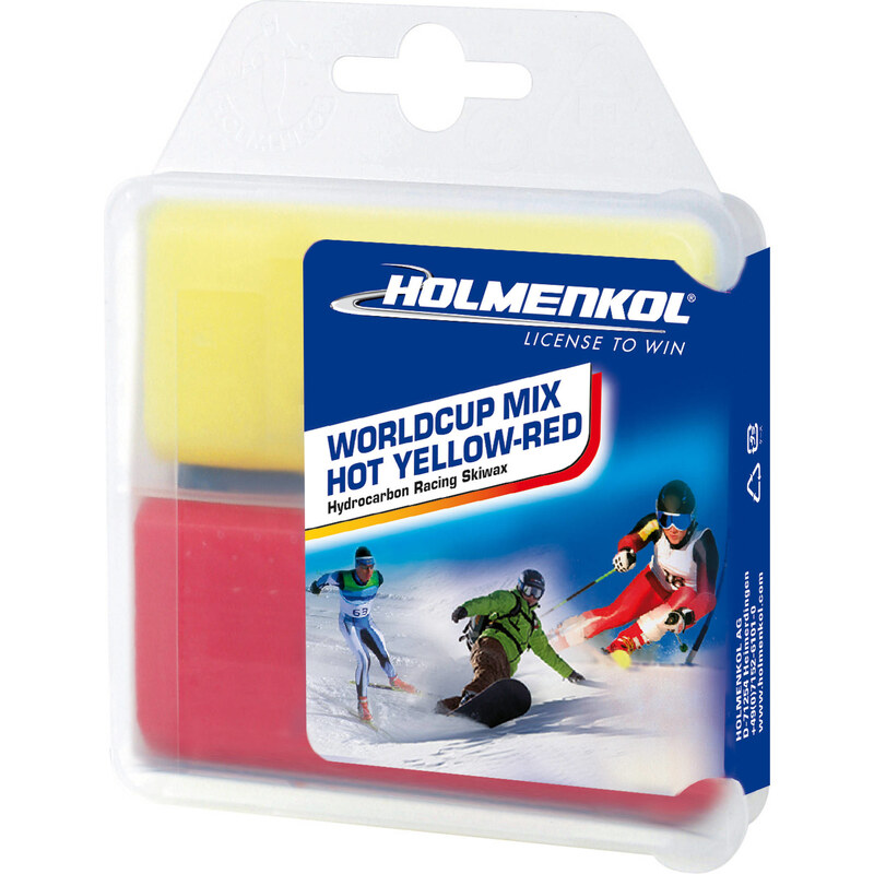 Holmenkol entspr. 14,21 Euro/100 g - Verpackung: 2x35 g - Skiwachs Worldcup Mix Hot
