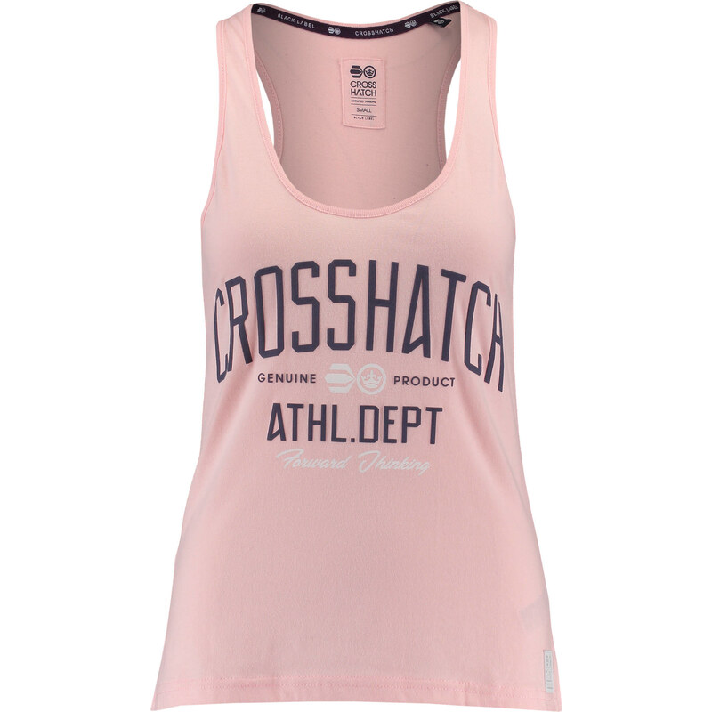 Crosshatch: Damen Freizeitshirt / Tanktop Wendy, rosa, verfügbar in Größe XL,L
