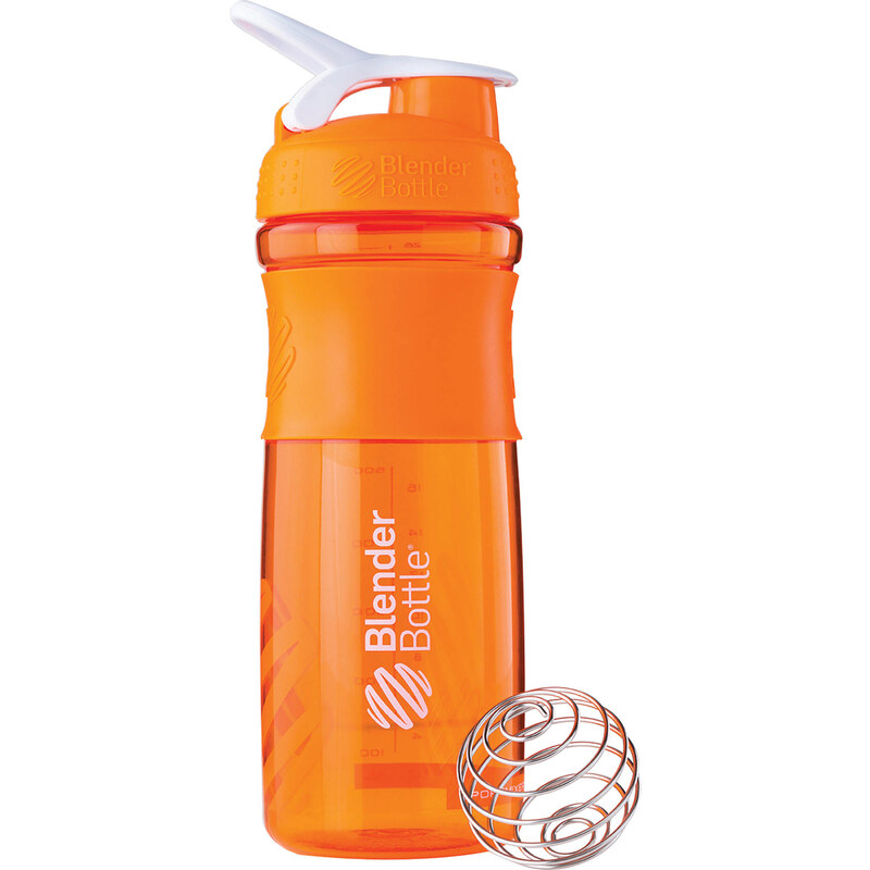 Blender Bottle: Trinkflasche Sportmixer 820ml transparent, orange