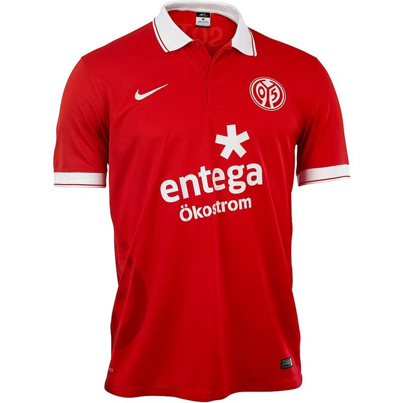 Nike Herren Fußball Home Trikot FSV Mainz 05 2014/2015, rot, verfügbar in Größe 152,134/146,122/128