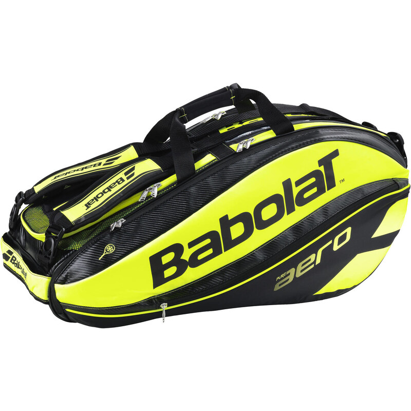 Babolat: Tennistasche Pure Aero X9, gelb/schwarz, verfügbar in Größe O