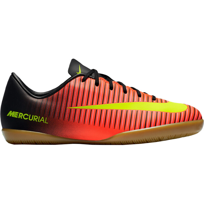 Nike Kinder Fußballschuhe Halle Jr. Mercurial Vapor XI IC, rot/gelb, verfügbar in Größe 35EU