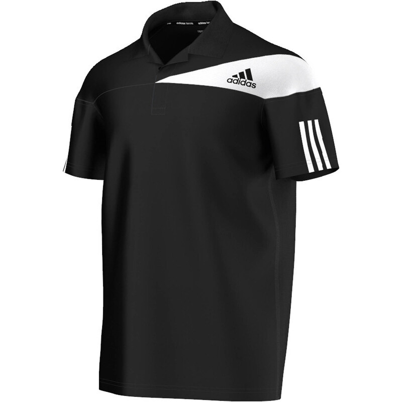 adidas Performance: Herren Tennis Polo-Shirt Response, schwarz, verfügbar in Größe S