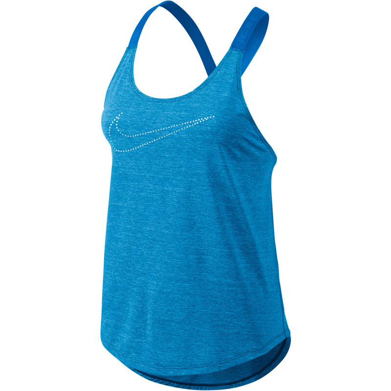 Nike Damen Trainingsshirt / Tank Top Elastika Keyhole Veneer, aqua, verfügbar in Größe XL,L