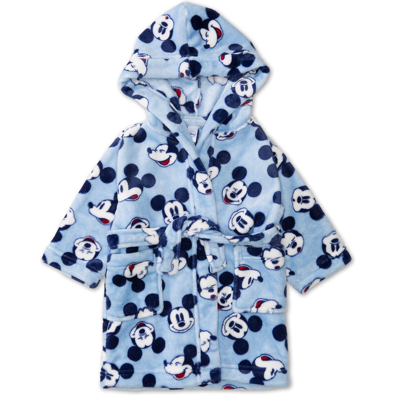 C&A Mickey Mouse Bademantel mit Kapuze in Blau
