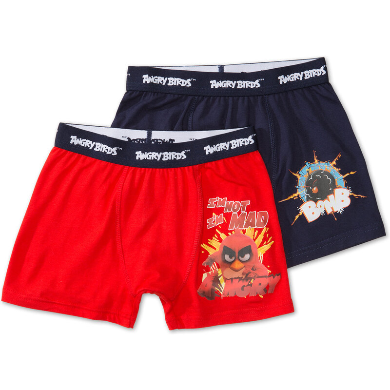C&A 2er Pack Angry Birds Boxershorts in Rot