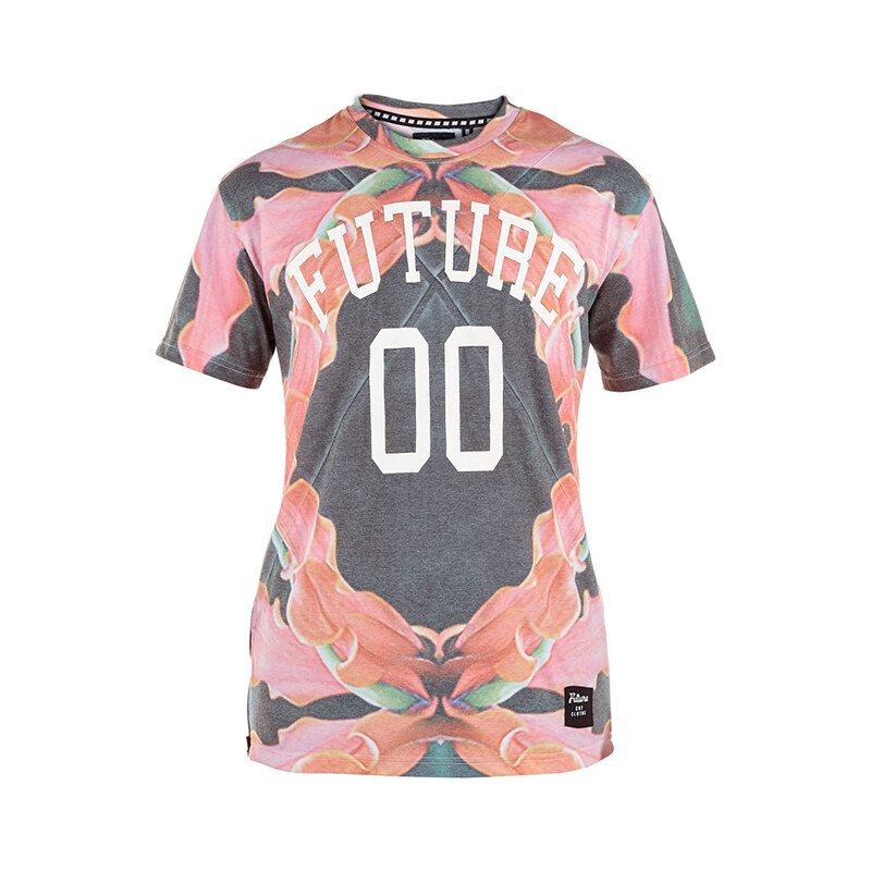 Lesara Oversize-Shirt mit tropischem Print - L