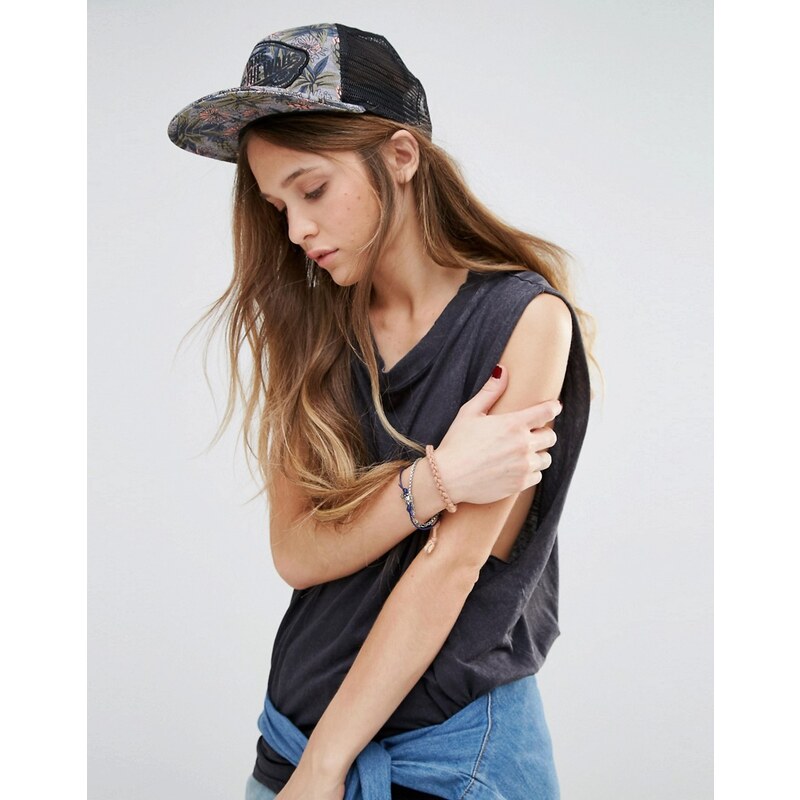 Vans - Beach Girl - Trucker-Kappe mit Palmen-Print - Mehrfarbig