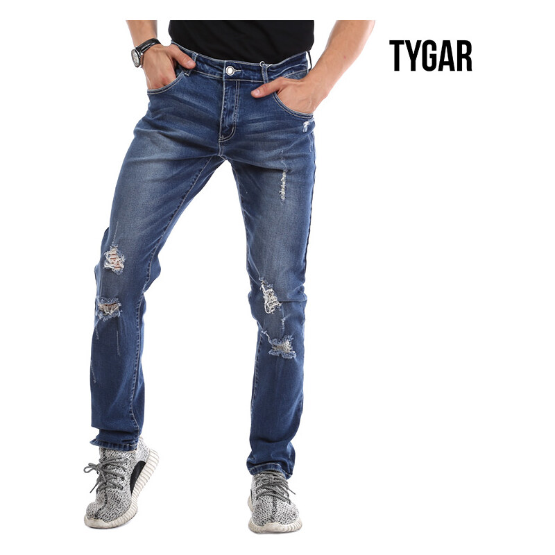 Tygar Destroyed-Jeans in Slim Fit-Passform - W31-L32