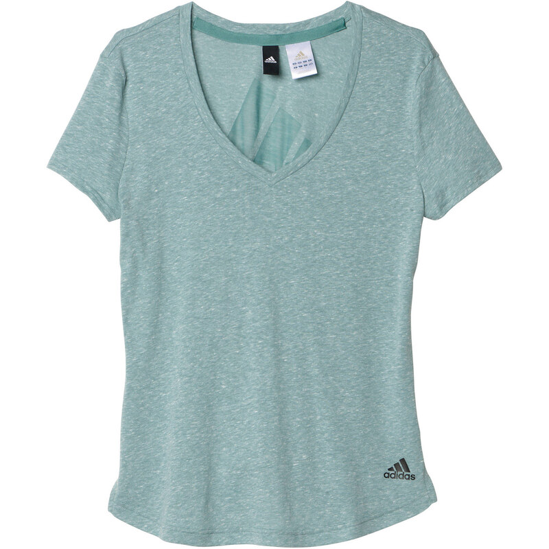 adidas Performance Damen Trainingsshirt / T-Shirt Logo V-Tee