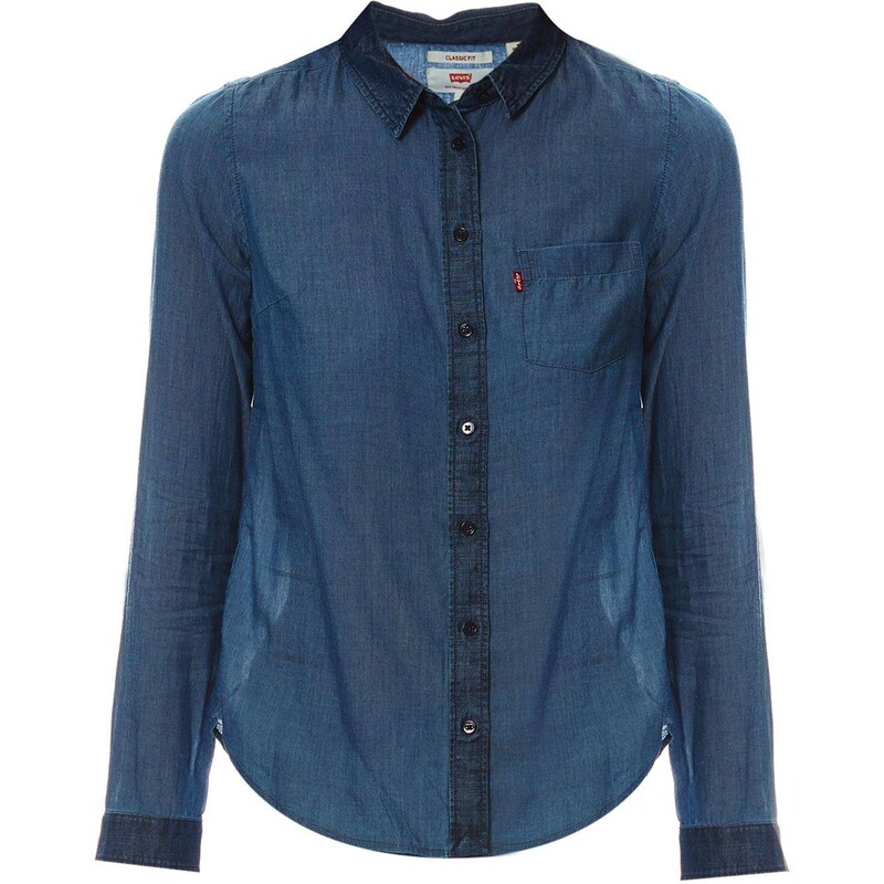 Levi's Modern one pocket - Hemd - blau
