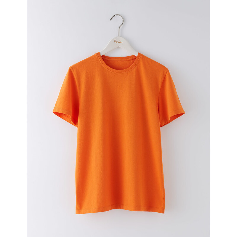 Vorgewaschenes T-Shirt Orange Herren Boden