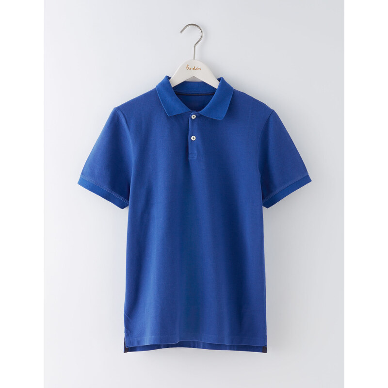 Piqué-Poloshirt Blau Herren Boden