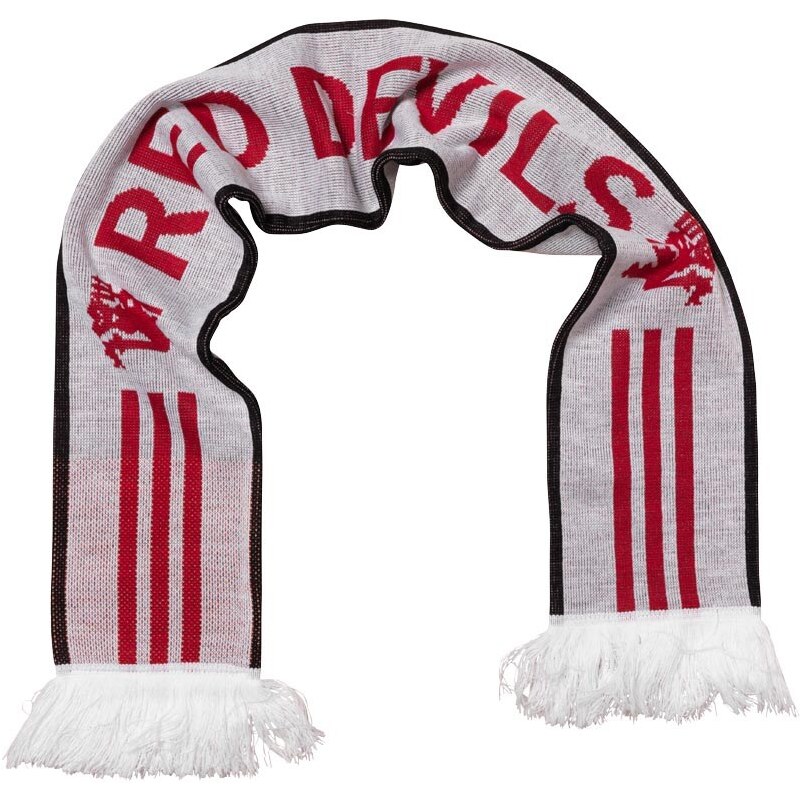 adidas MUFC Manchester United Scarf White/Red/Black
