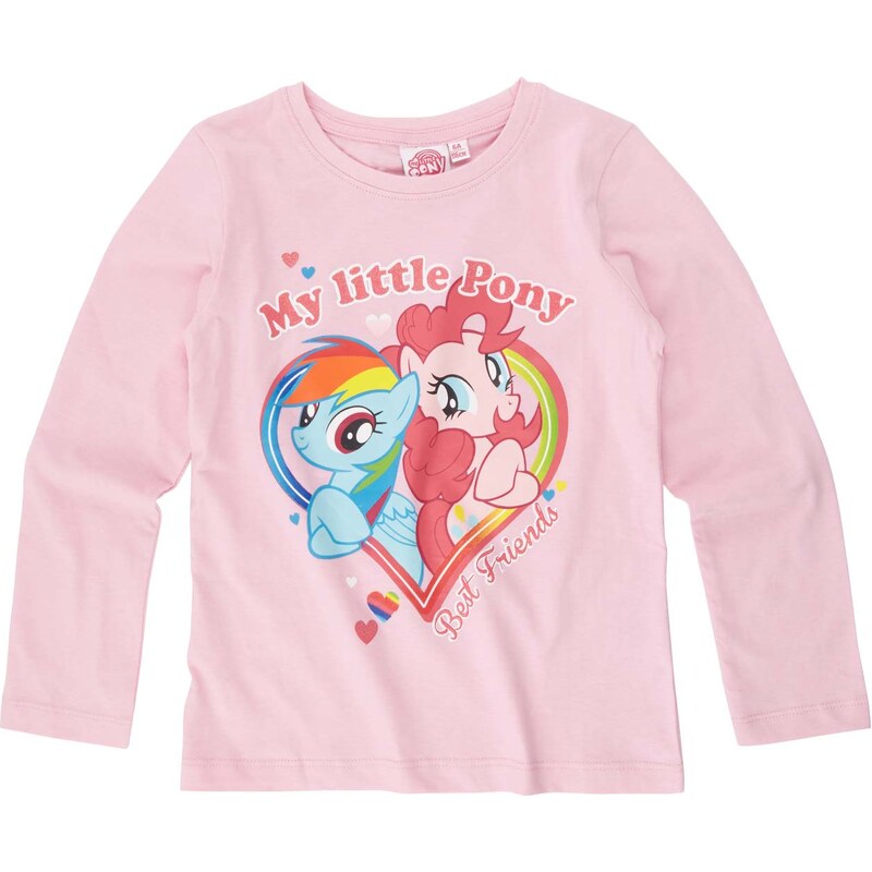 My Little Pony Langarmshirt pink in Größe 104 für Mädchen aus 100% Baumwolle