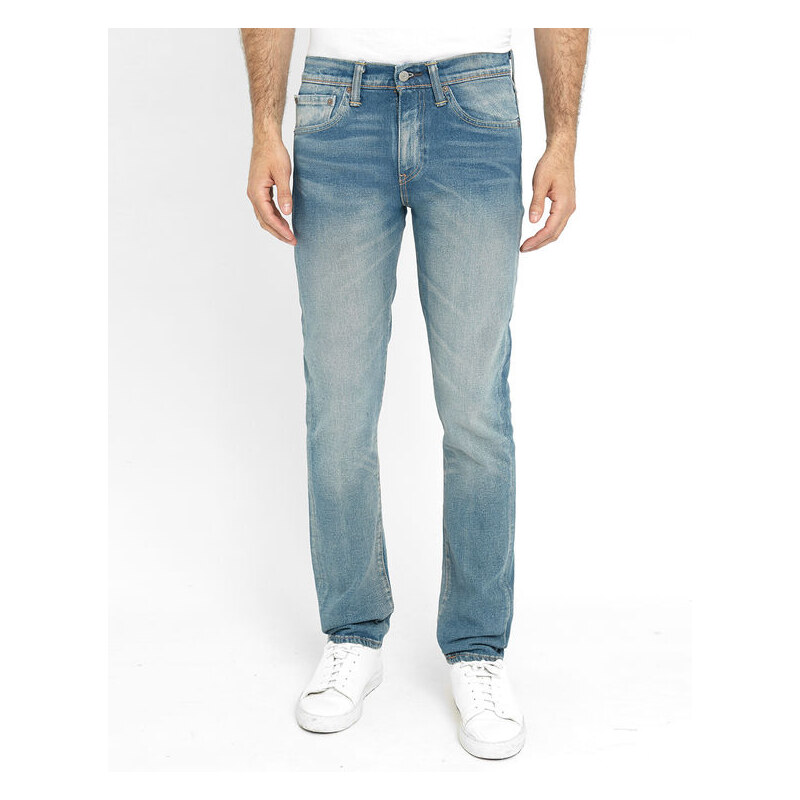 LEVI'S Verwaschene hellblaue Slim Jeans 511