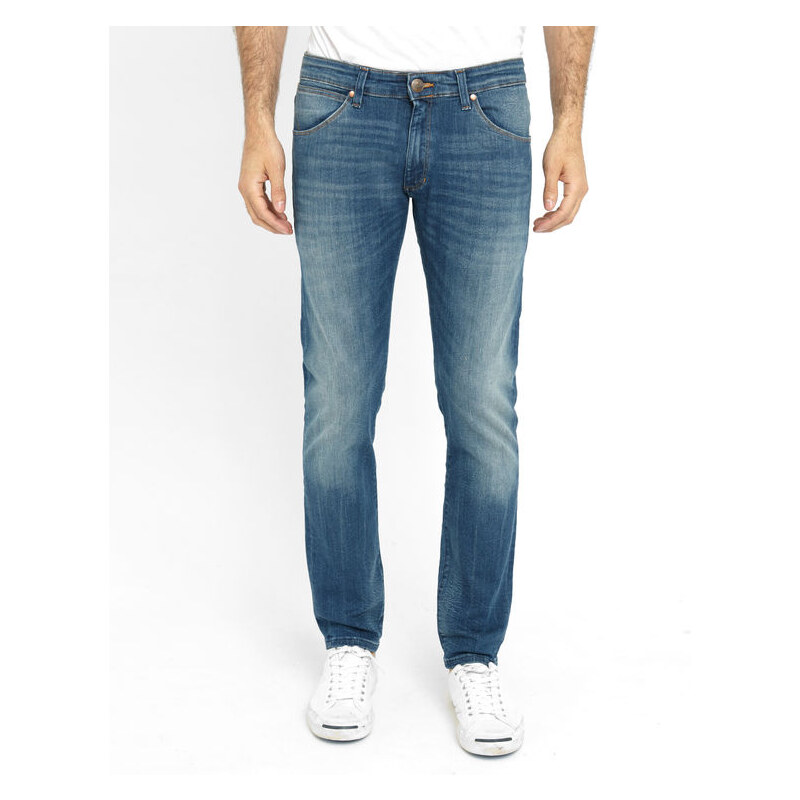 WRANGLER Blaue Skinny-Jeans Stretch Bryson