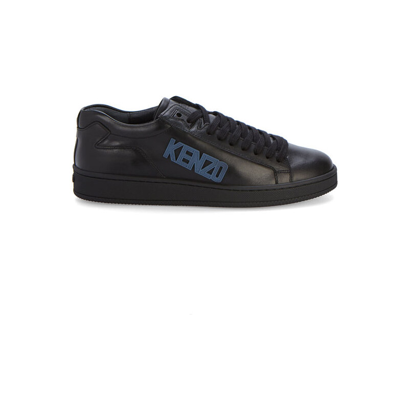 Schwarze Sneaker Tennix mit blauem Kenzo-Logo